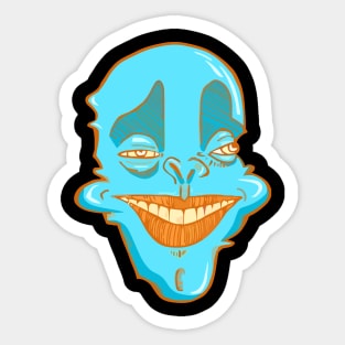 blue boy Sticker